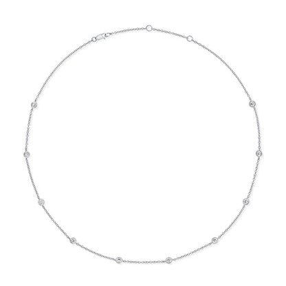 Collier de diamants de laboratoire par cour