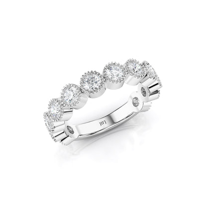 Large Art Deco Diamond Eternity Band