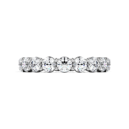 Round Diamond Eternity Band