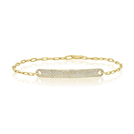 Bracelet d'identification en diamant