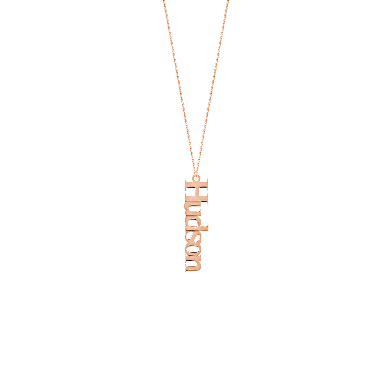 Vertical Name Necklace