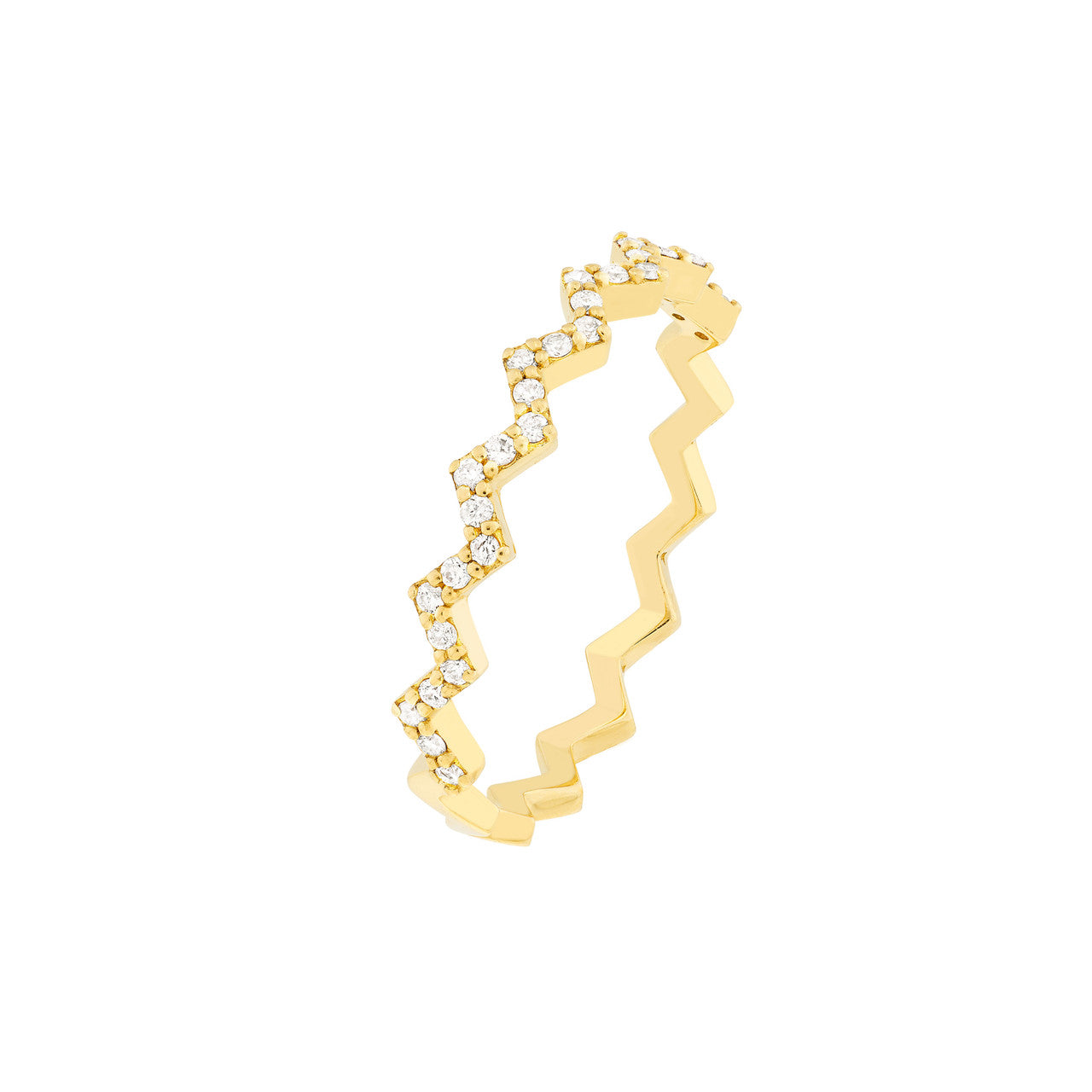 Bague Zig Zag Diamant