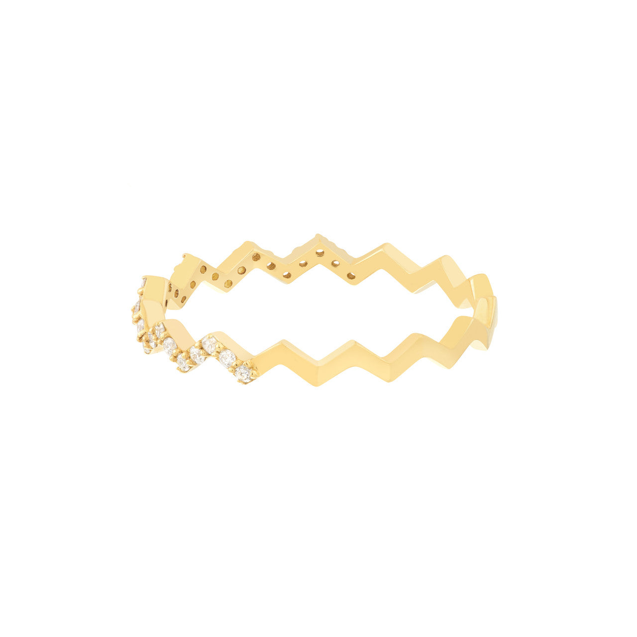 Bague Zig Zag Diamant