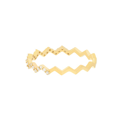 Bague Zig Zag Diamant