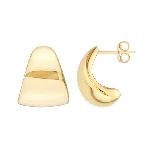 Chunky Semi Hoop Earrings