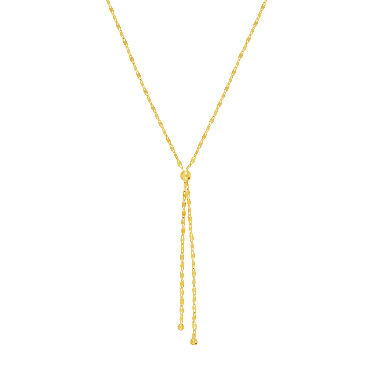 Hammered Forzentina Chain Lariat