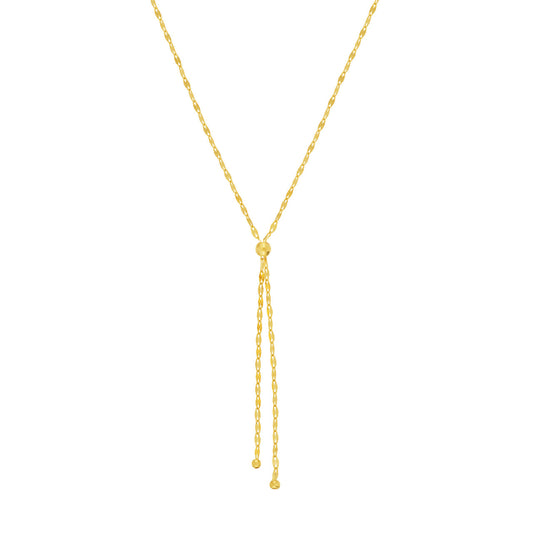 Hammered Forzentina Chain Lariat