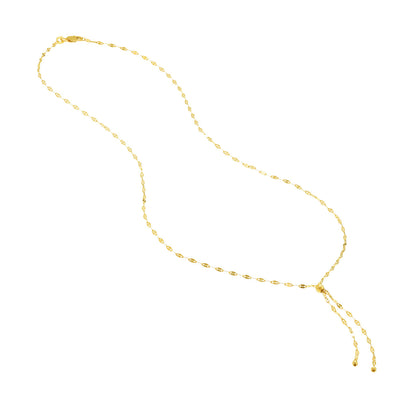 Hammered Forzentina Chain Lariat