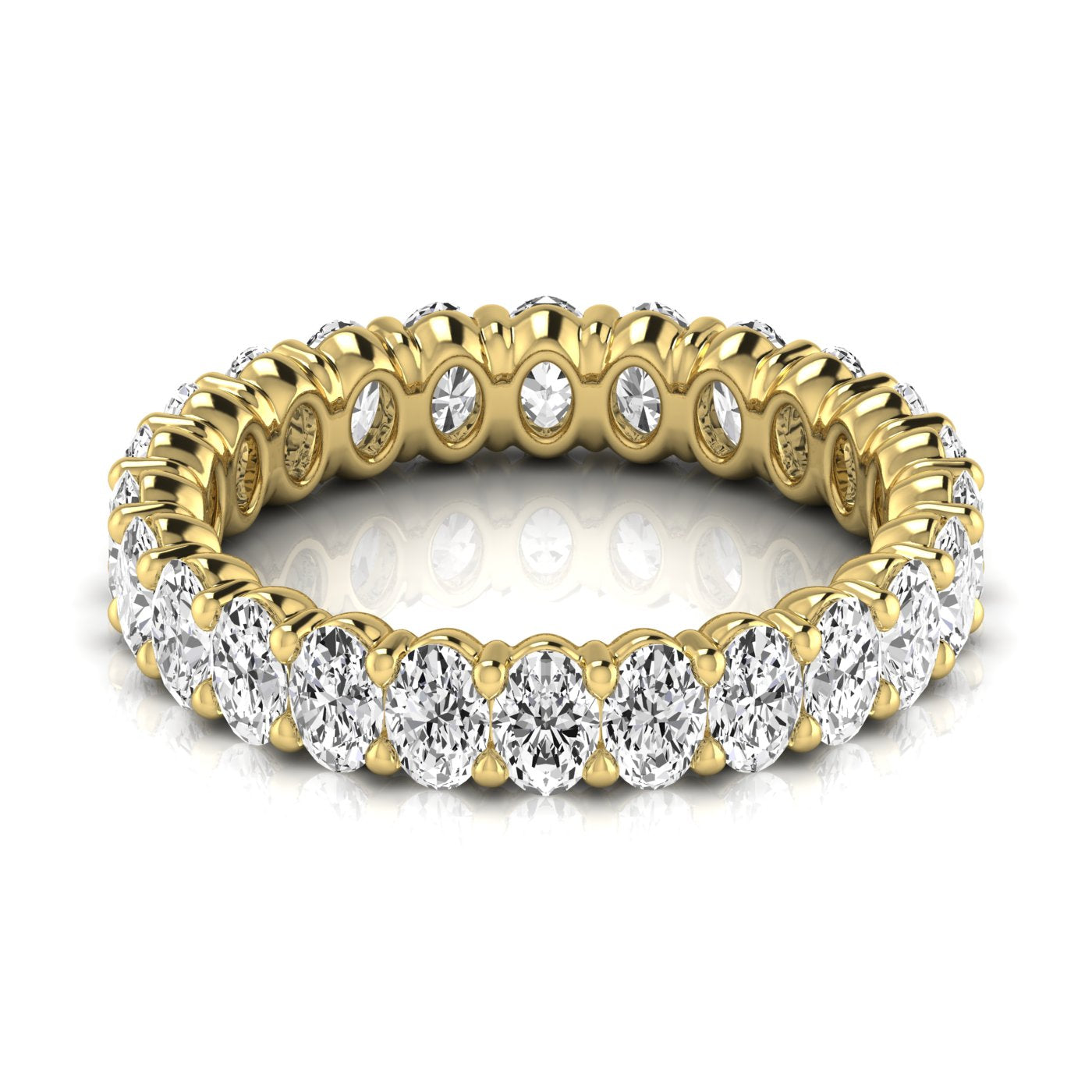 Mini Oval Diamond Eternity Band