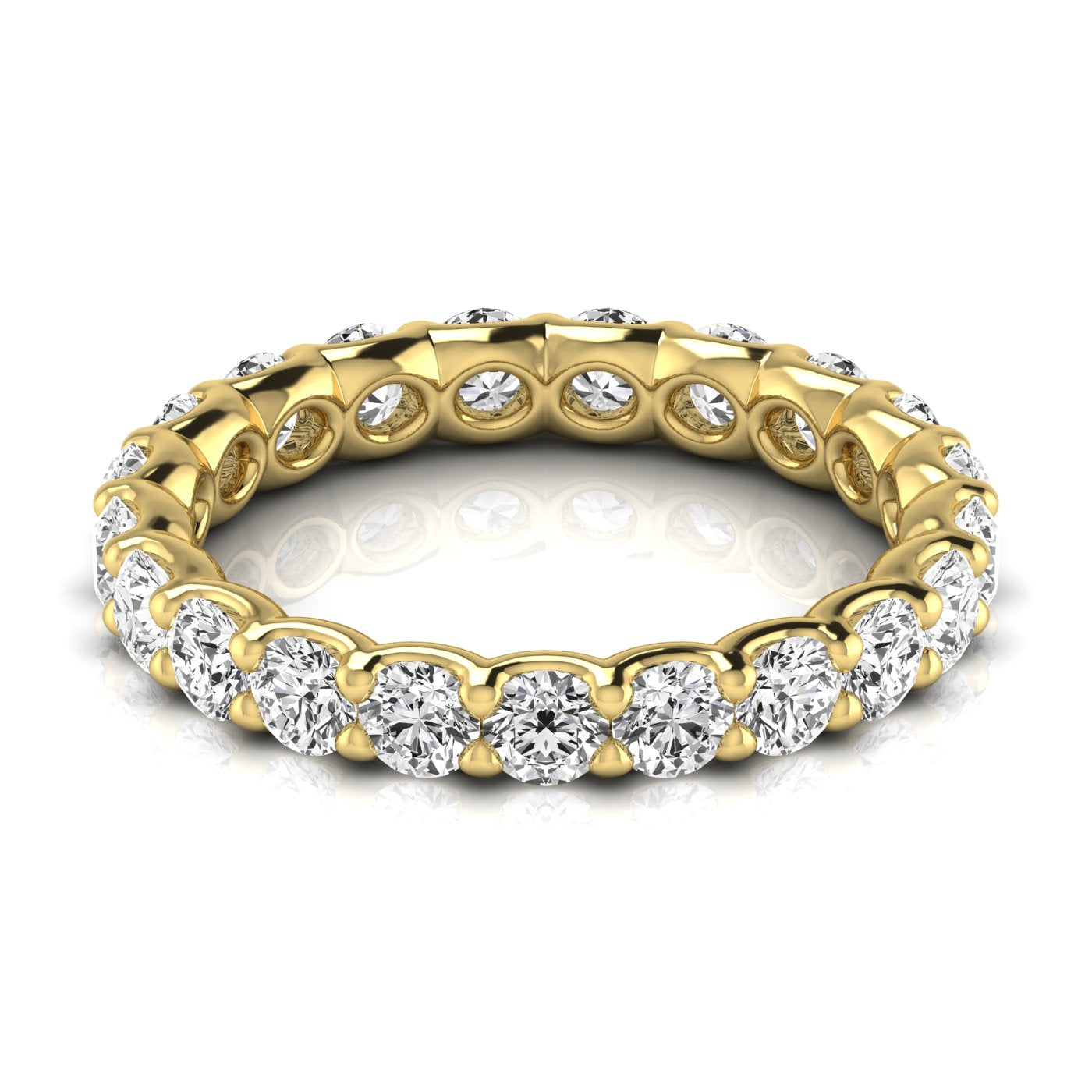 Mini Round Diamond Eternity Band