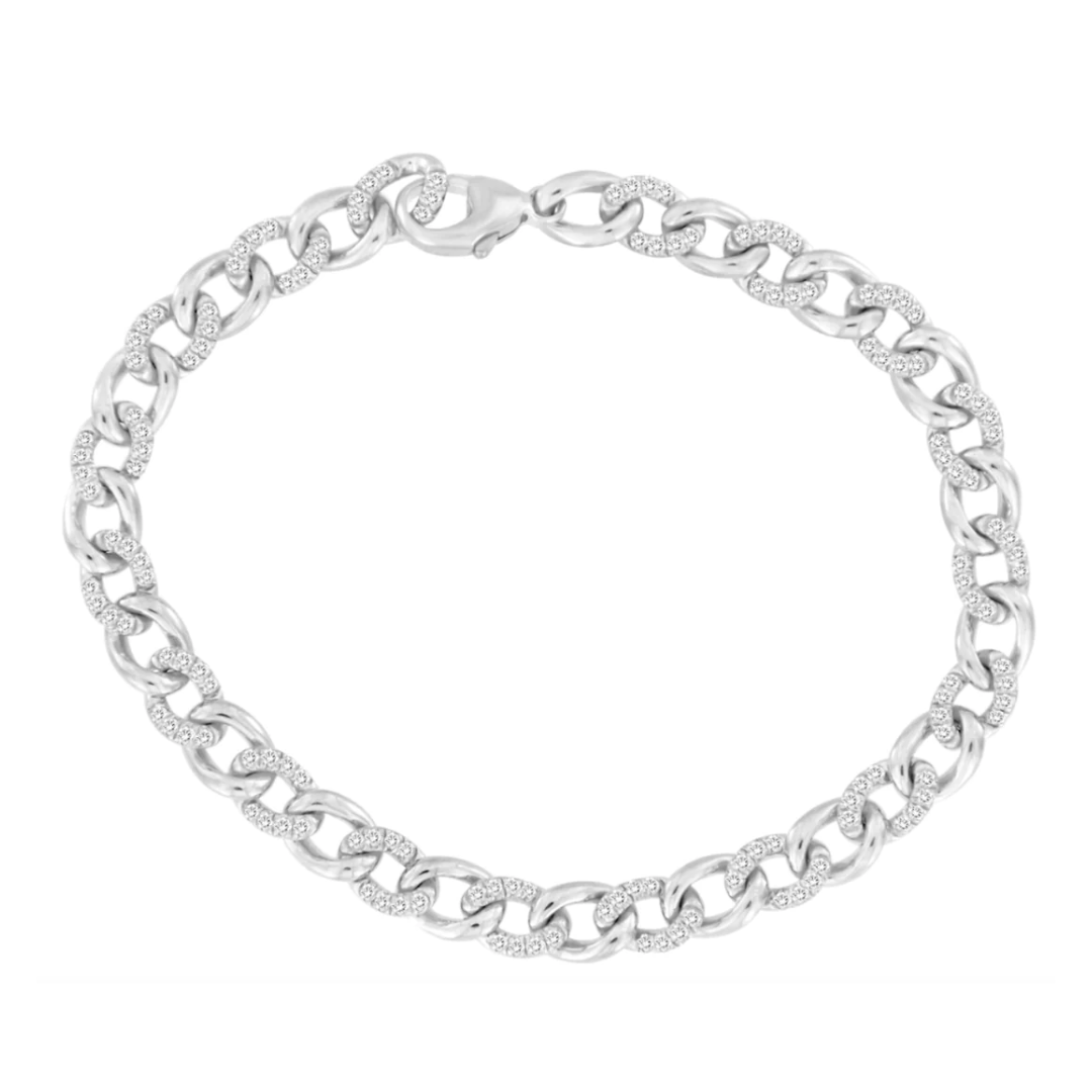 Diamond Pavé Cuban Link Bracelet