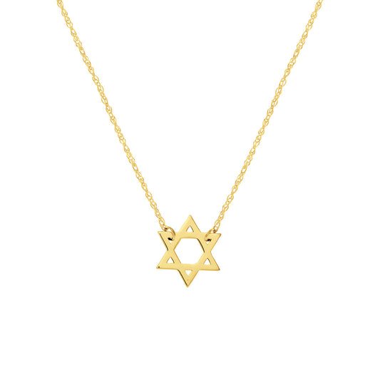 Collier triangle de diamants pendants